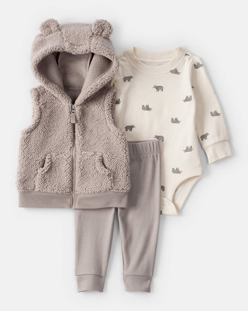 Conjunto de 3 piezas con chaqueta Carter's · LO-030
